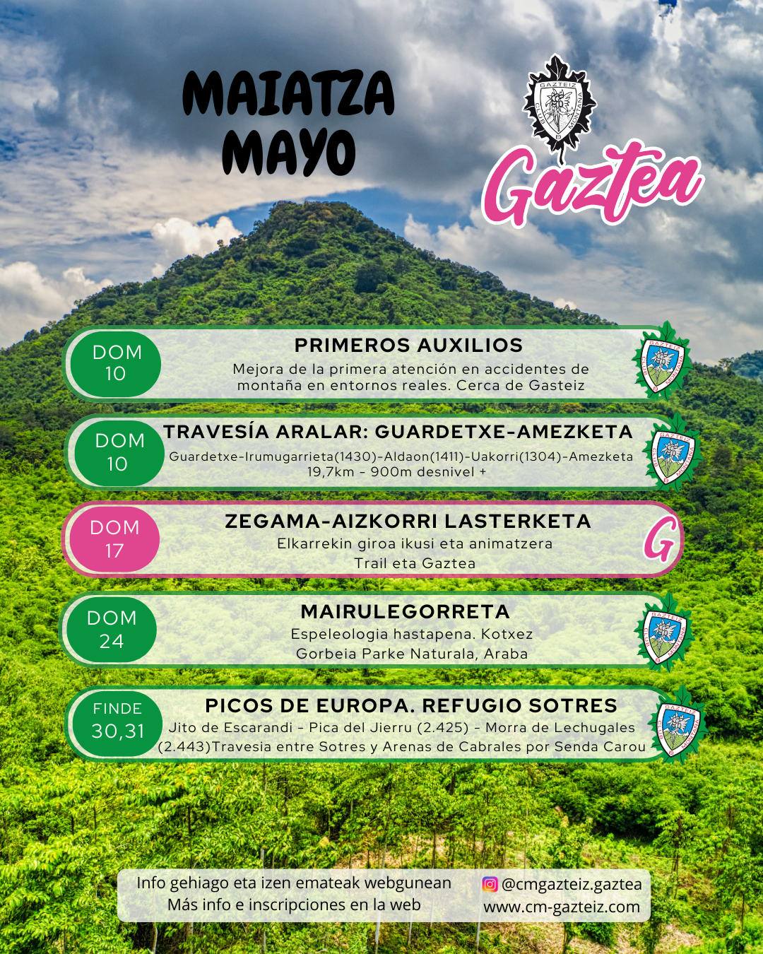 Foto Gaztea: Actividades de mayo